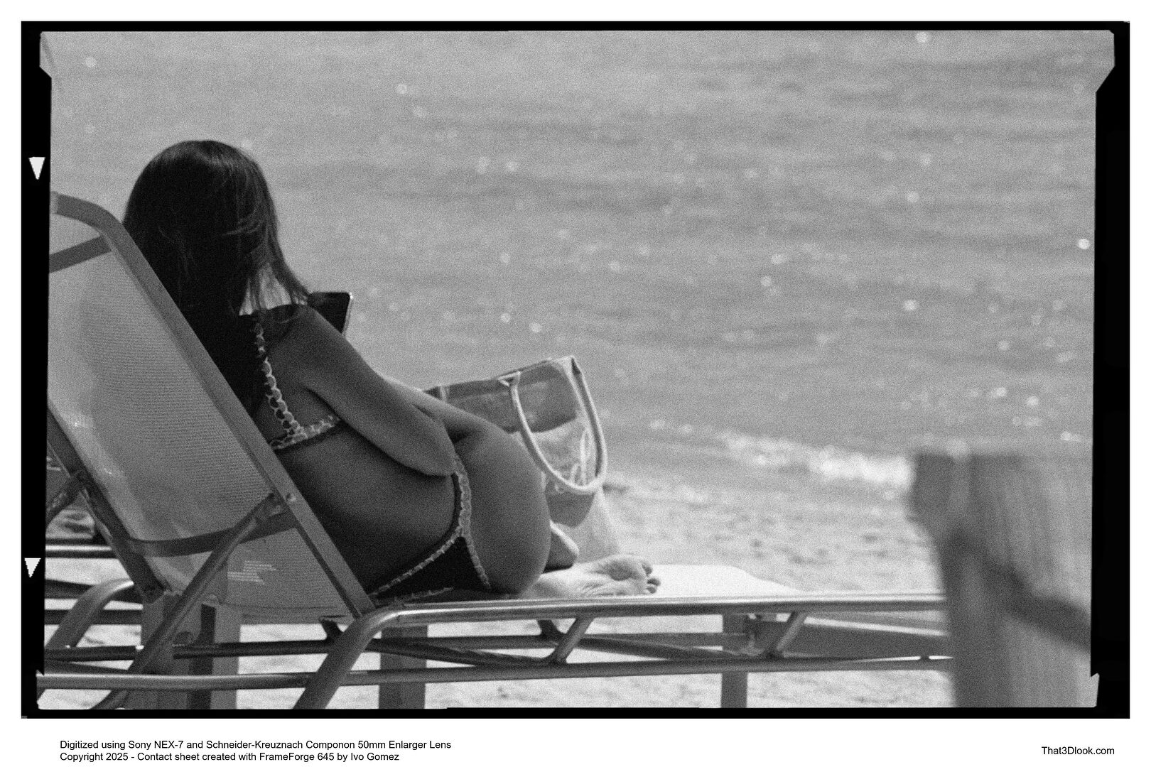 Film photograph with enhanced 3D effect