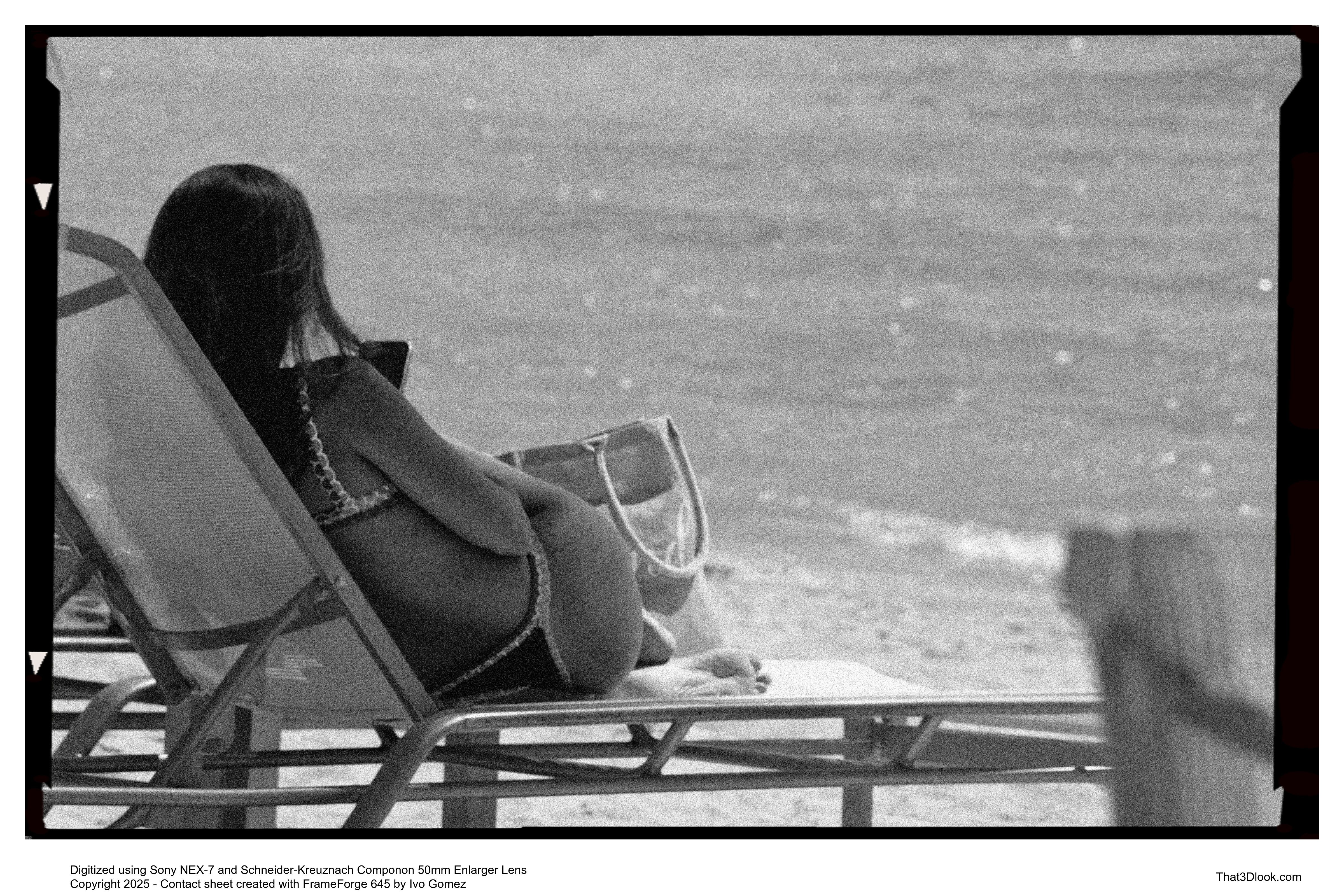 Film photograph with enhanced 3D effect