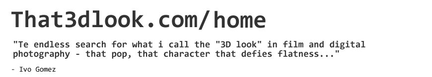 Header image showcasing the 3D Look